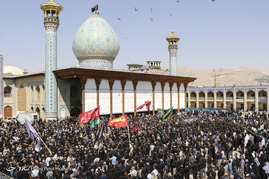 مراسم تاسوعای حسینی در حرم شاهچراغ (ع) - شیراز‎
