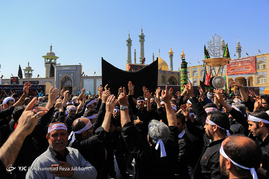 مراسم تاسوعای حسینی در قم
