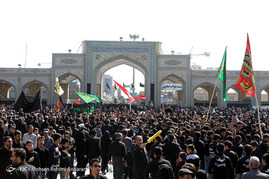 عزاداری عاشورای حسینی در مشهد الرضا
