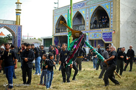 مراسم عزاداری عاشورای حسینی در پیرتکیه کردکلا جویبار