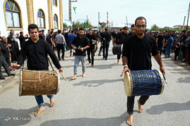 مراسم عزاداری عاشورای حسینی در پیرتکیه کردکلا جویبار