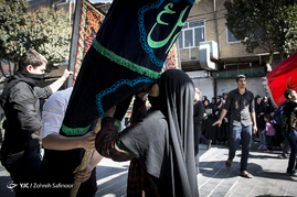 مراسم عزاداری عاشورای حسینی در شهرری
