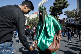 مراسم عزاداری عاشورای حسینی در شهرری

