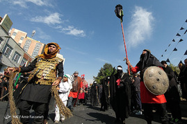 مراسم عزاداری عاشورای حسینی در کرج

