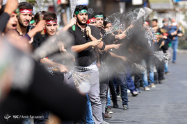 مراسم عزاداری عاشورای حسینی در کرج
