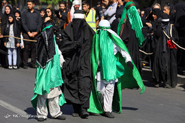 مراسم عزاداری عاشورای حسینی در کرج
