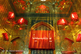 آئین شام غریبان شهادت امام حسین(ع) در حرم رضوی
