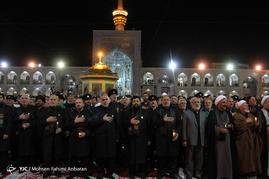 آئین شام غریبان شهادت امام حسین(ع) در حرم رضوی
