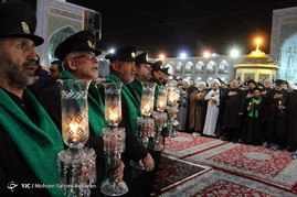 آئین شام غریبان شهادت امام حسین(ع) در حرم رضوی
