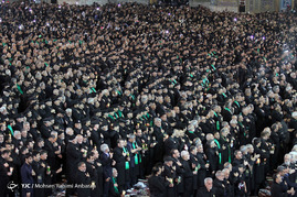 آئین شام غریبان شهادت امام حسین(ع) در حرم رضوی
