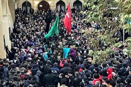 عزاداران حسینی در شهر تاریخی و شیعه نشین دربند در جنوب غربی روسیه (مرز جمهوری داغستان و جمهوری آذربایجان)