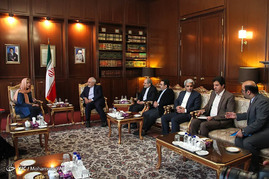 دیدار کمیسیونر اتحادیه اروپا با وزیر امور خارجه