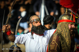 اجرای نمادین واقعه عاشورا در شهرستان مبارکه‎
