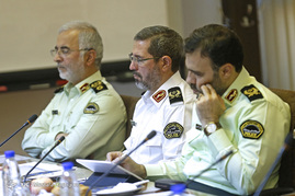 دیدار فرمانده ناجا با رئیس رسانه ملی‎
