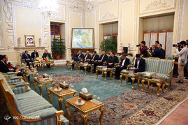 دیدار علی لاریجانی با رئیس مجلس قبرس