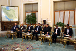 دیدار علی لاریجانی با رئیس مجلس قبرس