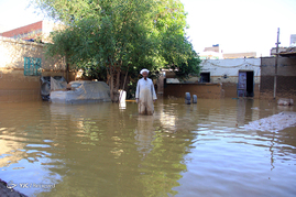 خسارات ناشی از جاری شدن سیل در مصر
