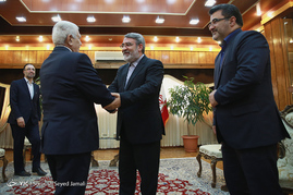 دیدار رئیس اجرایی دفتر سیاسی اتحادیه میهنی کردستان با وزیر کشور