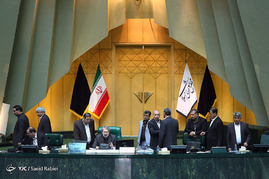جلسه رای اعتماد به وزرای پیشنهادی دولت در مجلس شورای اسلامی