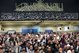 دیدار دانش‌آموزان و دانشجویان با رهبر معظم انقلاب
