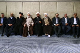 دیدار دانش‌آموزان و دانشجویان با رهبر معظم انقلاب
