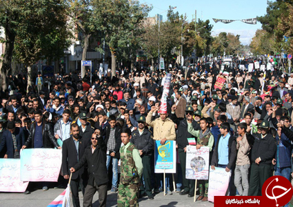 راهپیمایی در نیشابور