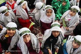 اجتماع بزرگ غنچه های حسینی در حرم امام رضا(ع)
