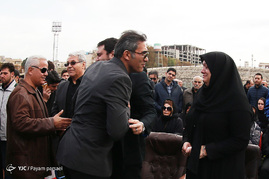 مراسم تشییع پیکر منصور پورحیدری
