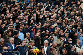 مراسم تشییع پیکر منصور پورحیدری
