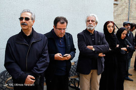 تشییع پیکر محسن سیف منتقد قدیمی سینما

