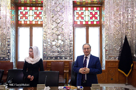 دیدار قائم مقام وزیر امور خارجه سوریه با علی لاریجانی
