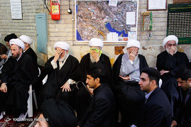 مراسم تشییع پیکرحجت الاسلام شجونی