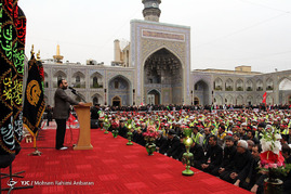 مراسم بدرقه کاروان خادمان اربعین حسینی - مشهد
