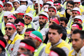 مراسم بدرقه کاروان خادمان اربعین حسینی - مشهد
