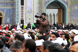 مراسم بدرقه کاروان خادمان اربعین حسینی - مشهد
