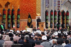 مراسم بدرقه کاروان خادمان اربعین حسینی - مشهد
