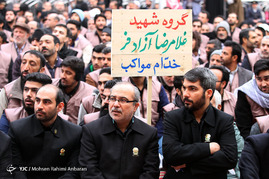 مراسم بدرقه کاروان خادمان اربعین حسینی - مشهد
