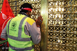 مراسم بدرقه کاروان خادمان اربعین حسینی - مشهد
