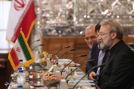 دیدار رییس مجلس با رییس مجلس مجارستان