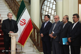 دیدار رییس مجلس با رییس مجلس مجارستان