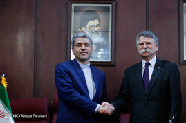 دیدار وزیر اقتصاد با رییس مجلس مجارستان