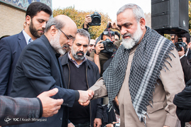 مراسم تشییع پیکر خبرنگار شهید، محسن خزایی
