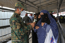 خروج زائران اربعین حسینی از مرز شلمچه‎
