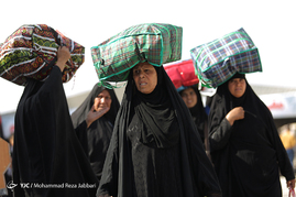 خروج زائران اربعین حسینی از مرز شلمچه‎
