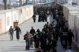 خروج زائران اربعین حسینی از مرز شلمچه‎
