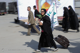 خروج زائران اربعین حسینی از مرز شلمچه‎

