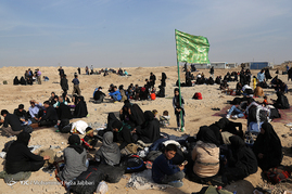 خروج زائران اربعین حسینی از مرز شلمچه‎
