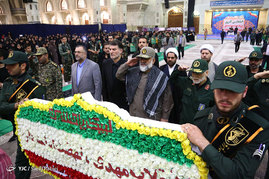 مراسم تجدید میثاق بسیجیان با آرمان های بنیانگذار جمهوری اسلامی ایران