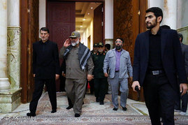 مراسم تجدید میثاق بسیجیان با آرمان های بنیانگذار جمهوری اسلامی ایران