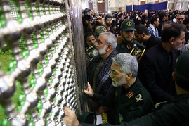 مراسم تجدید میثاق بسیجیان با آرمان های بنیانگذار جمهوری اسلامی ایران